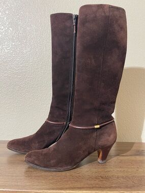 Vintage Ferragamo Heel Boots